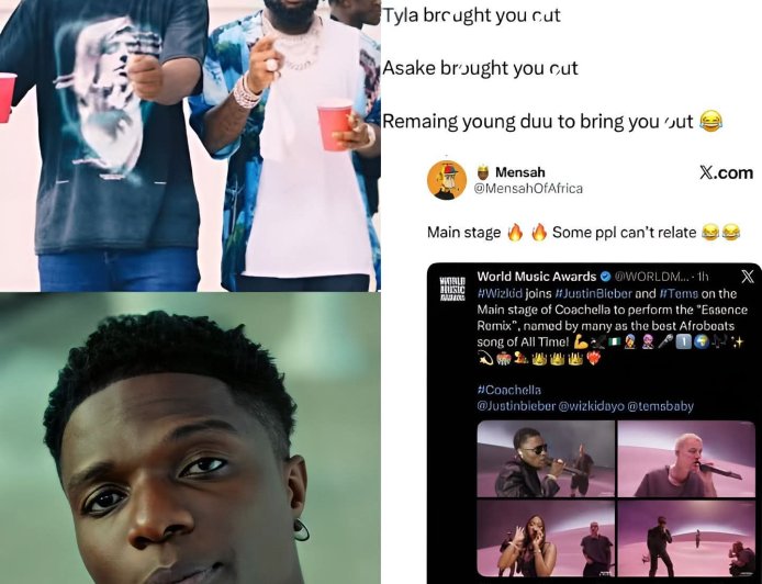 Tyla brought you out, Asake brought you out…   who have you brought out? Remains Young Duu to bring you out.   — Isreal DMW to Wizkid