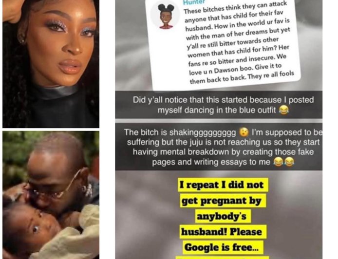 avido’s baby mama, Larissa, responds to claims she welcomed a baby, Dawson, with him while he was married