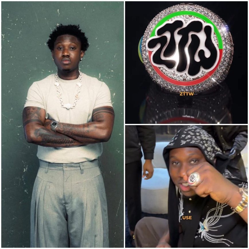 Zlatan Ibile just acquired a customized ZTTW diamond ring reportedly worth ₦800 million