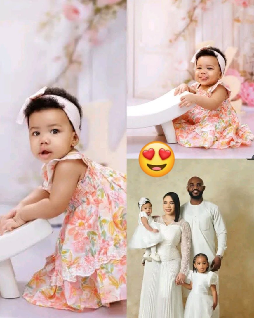 Billionaire businessman, Ned Nwoko's daughter, Julia shares beautiful photos as her second daughter