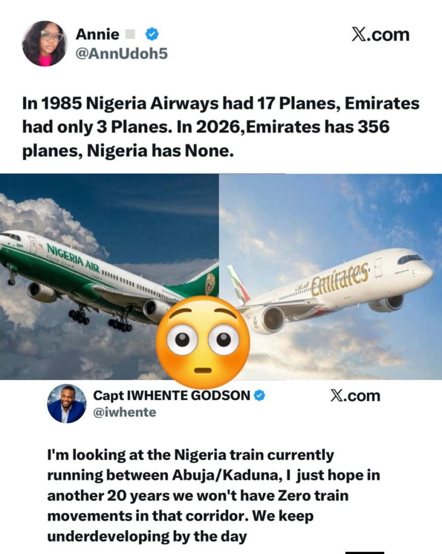 “In 1985 Nigeria Airways Had 17 Planes, Emirates Had 3… Today Nigeria Has None” — Lady Sparks Reactions