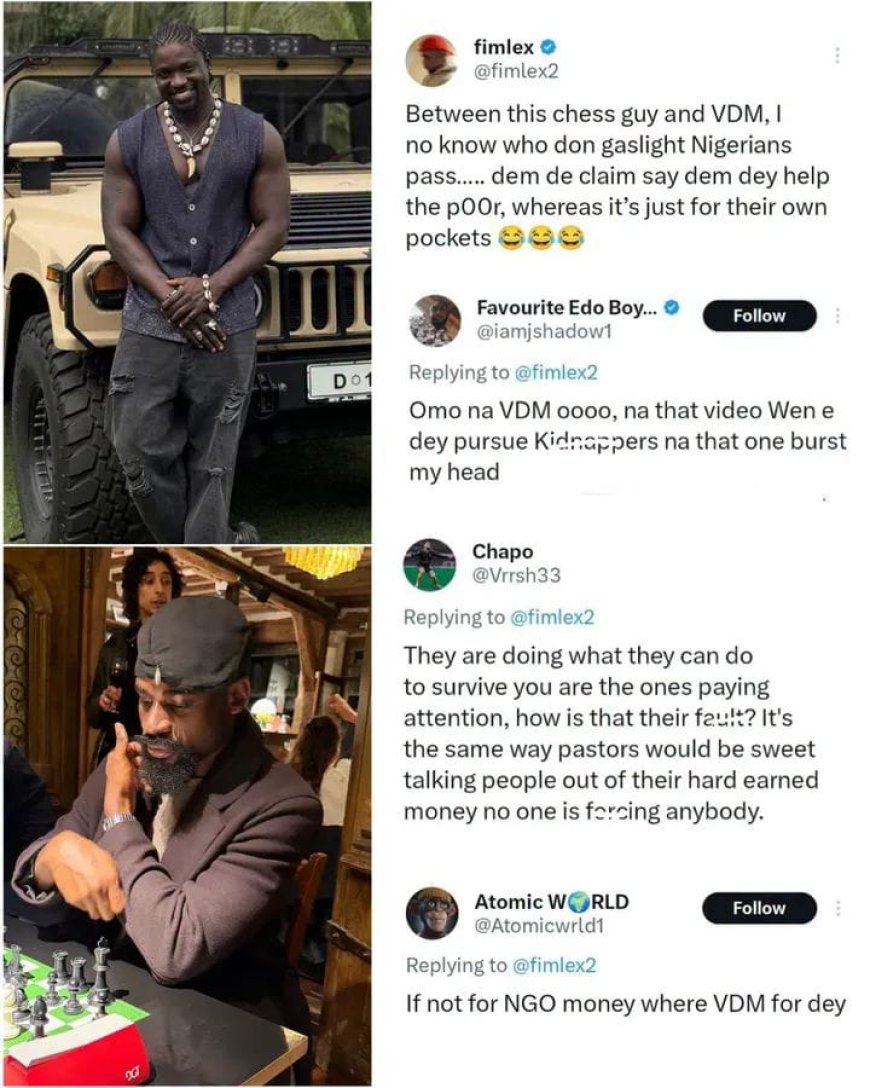 Man questions who gaslights Nigerians more between VeryDarkMan and Tunde Onakoya, as he claims their intentions isn’t entirely selfless
