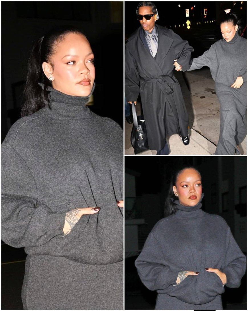 Rihanna let a photographer take picture with her at the Fenty Beauty event in Mumbai and others started to rush to get their pics too