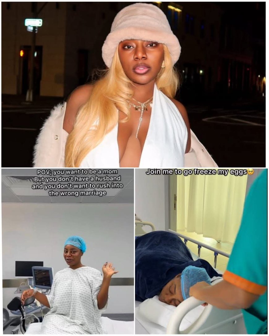 Nigerian content creator, Ashmusy, freezes her eggs because she doesn’t want to rush into a wrong marriage.