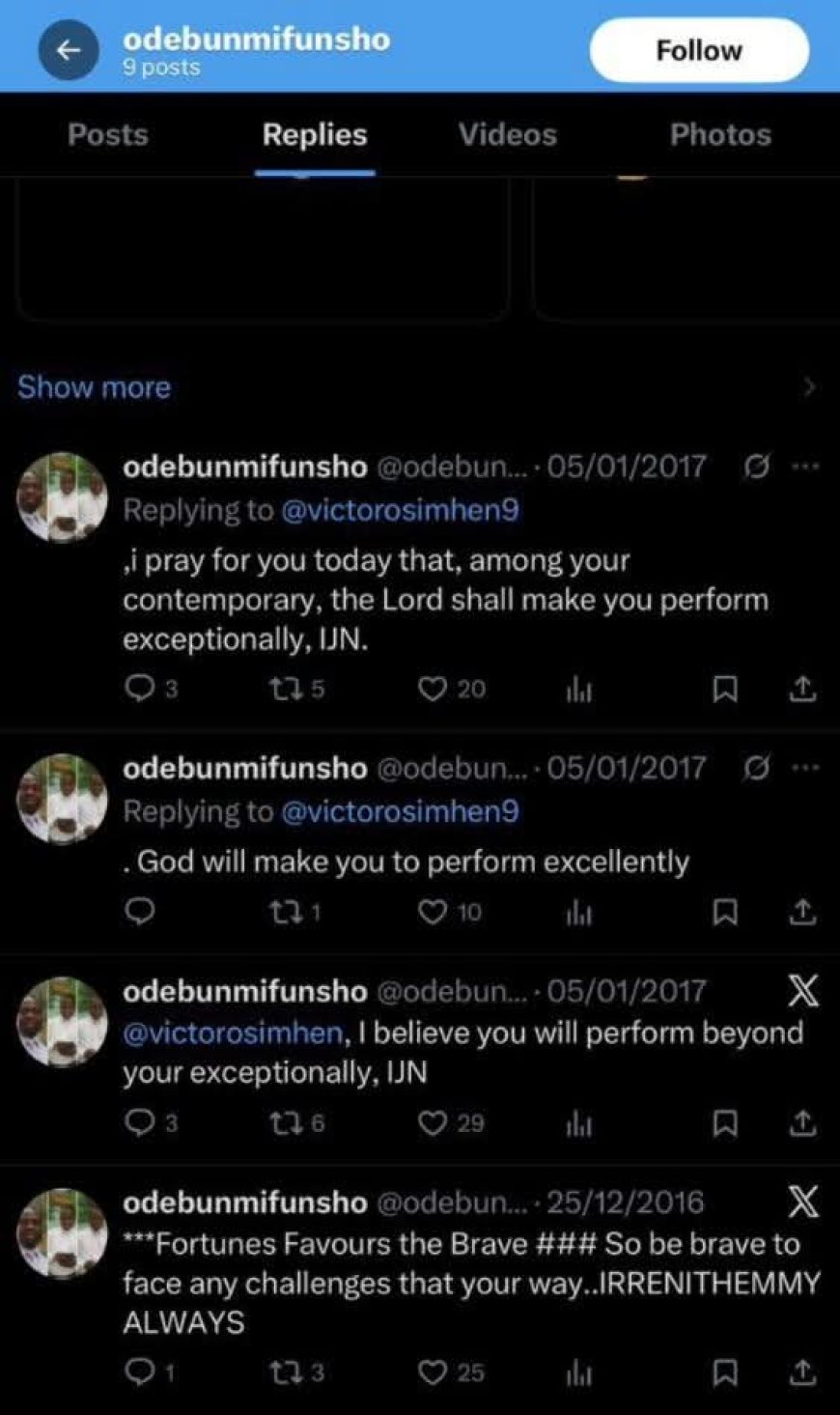 Victor Osimhen Flies Loyal Fan to Istanbul After 2017 Supportive Tweet Resurfaces