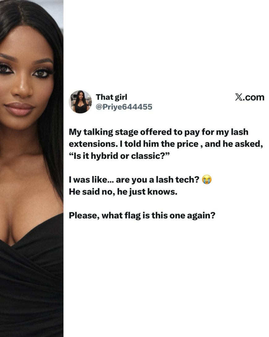 “Is It Hybrid or Classic?”   — Lady Shocked After Talking Stage Asked About Her Lash Type