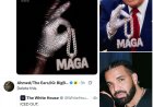 Fans advising the White House to act like adults after posting a Cosign for Drake's ICED OUT Album
