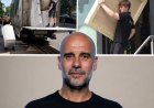 Guardiola has already started moving out of his apartment in central Manchester passers-by spotted movers loading a truck packed with all of his belongings.