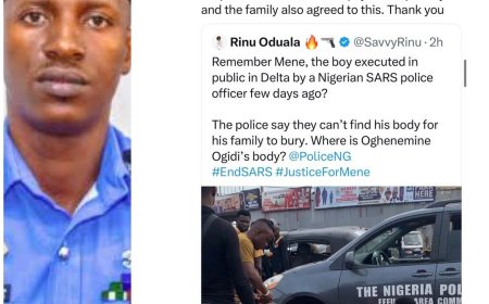 Delta police PRO, Edafe Bright, speaks on the of whereabouts of the body of 28-year-old man shot dead by police officer in Uvwie