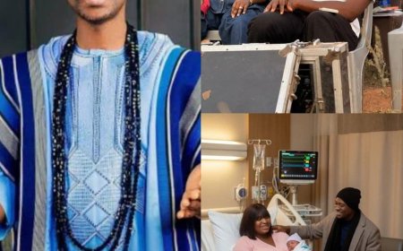 “Congratulations to us! After years of hearing different things, after years of people mocking and asking questions, God has finally blessed Bimpe and I with triplets. My heart is full, my joy is complete, and I can only say God is never late. To everyone waiting on Him, keep trusting… He will do it in His own perfect time.”   — Lateef Adedimeji