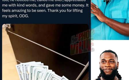 Nasboi thanks Burnaboy for showing him love at the club
