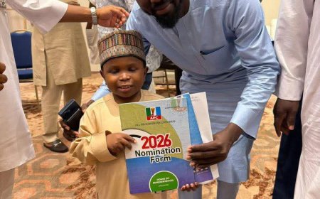 Meet 30 year old Muhammad Sadis Buba. He has done his screening for the House of Representatives seat for the Sabon Gari Zaria Federal Constituency