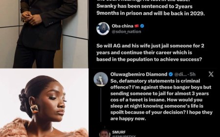 Social media influencer banger boy swanky has been sentenced to 2 years imprisonment for making a defamatory post on AG’s family (by posting “RIP to Deja) AG’s Daughter.