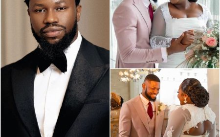 The moment Stan nze's wife walked in with a flower in her hands to see him