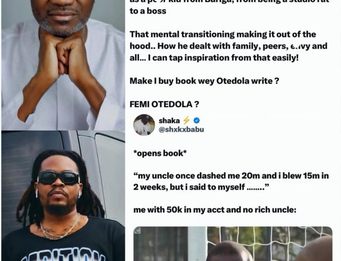 Media Personality Shares Reason He’ll Choose Reading A Book Written By Olamide To One Written By Femi Otedola