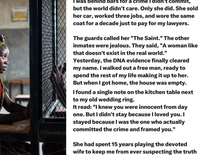 My Wife Visited Me in Prison Every Saturday for 15 Years… Then I Found Her Note” — Man Shares Sh0cking Twist