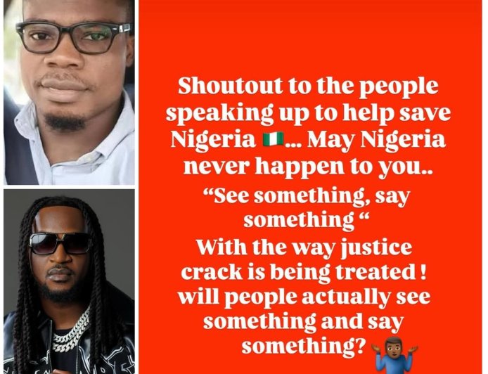 With the way Justice Crack is being treated, will people actually see something and say something?- singer Rudeboy asks