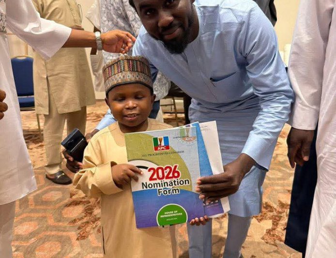 Meet 30 year old Muhammad Sadis Buba. He has done his screening for the House of Representatives seat for the Sabon Gari Zaria Federal Constituency