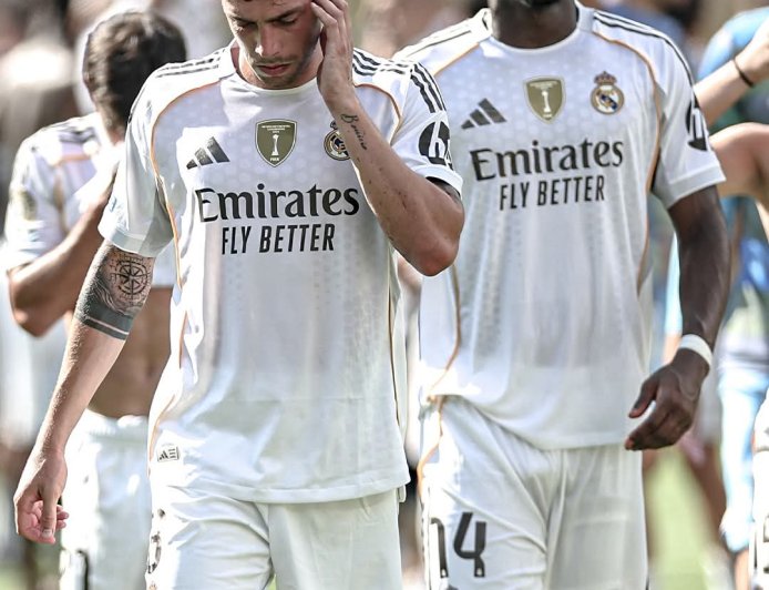 Real Madrid have confirmed a €1M combined fine for Federico Valverde and Aurélien Tchouamén