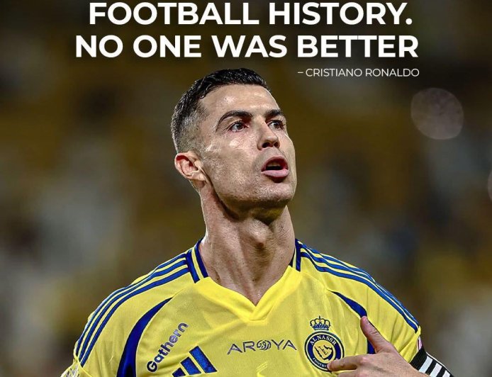 Cristiano Ronaldo on the GOAT debate