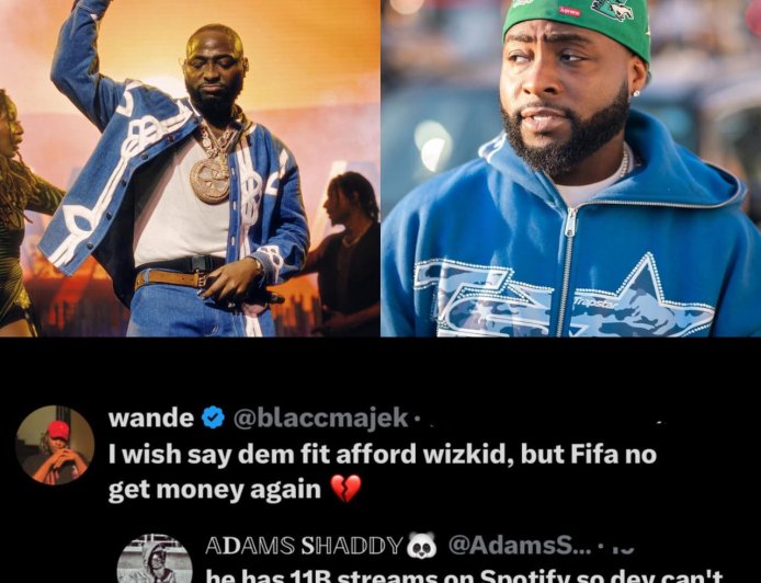 Davido is reportedly featured on the FIFA World Cup 2026 track “No Place Like Home” with Major Lazer & Nelly Furtado