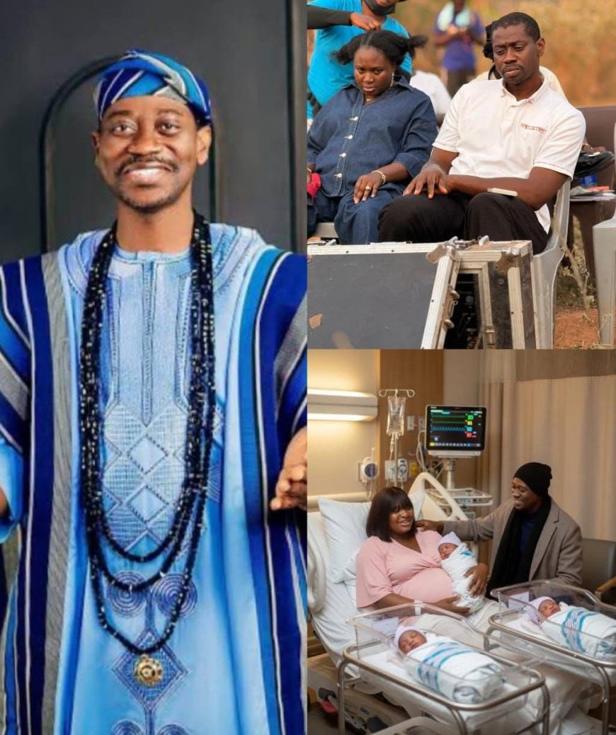 “Congratulations to us! After years of hearing different things, after years of people mocking and asking questions, God has finally blessed Bimpe and I with triplets. My heart is full, my joy is complete, and I can only say God is never late. To everyone waiting on Him, keep trusting… He will do it in His own perfect time.”   — Lateef Adedimeji