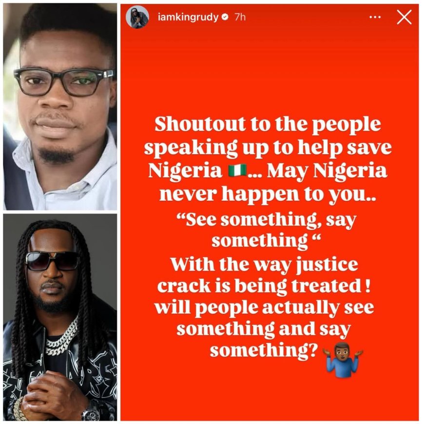 With the way Justice Crack is being treated, will people actually see something and say something?- singer Rudeboy asks