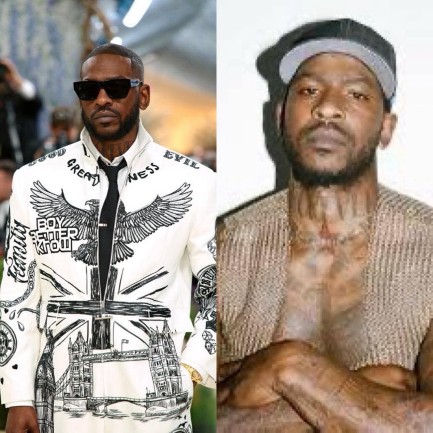 Skepta embroidered his tattoos all over his suit for the #MetGala