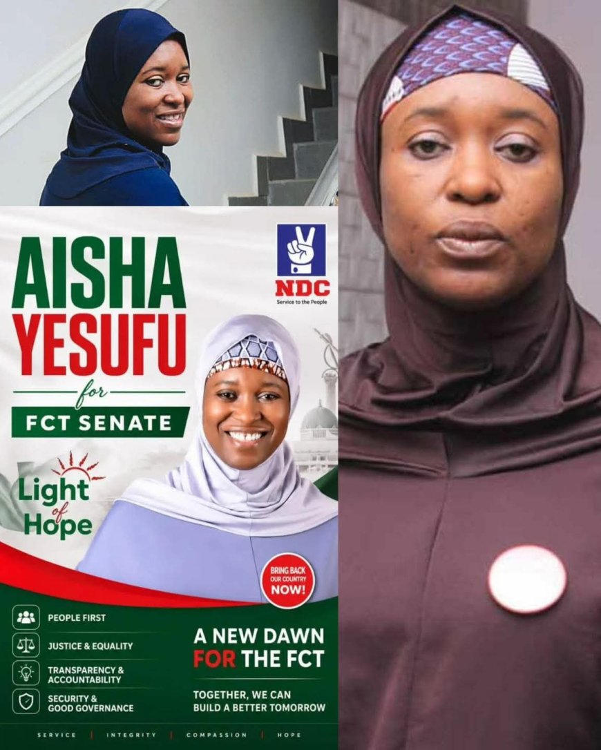 Aisha Yesufu leaves ADC for NDC, declares bid for FCT senatorial seat