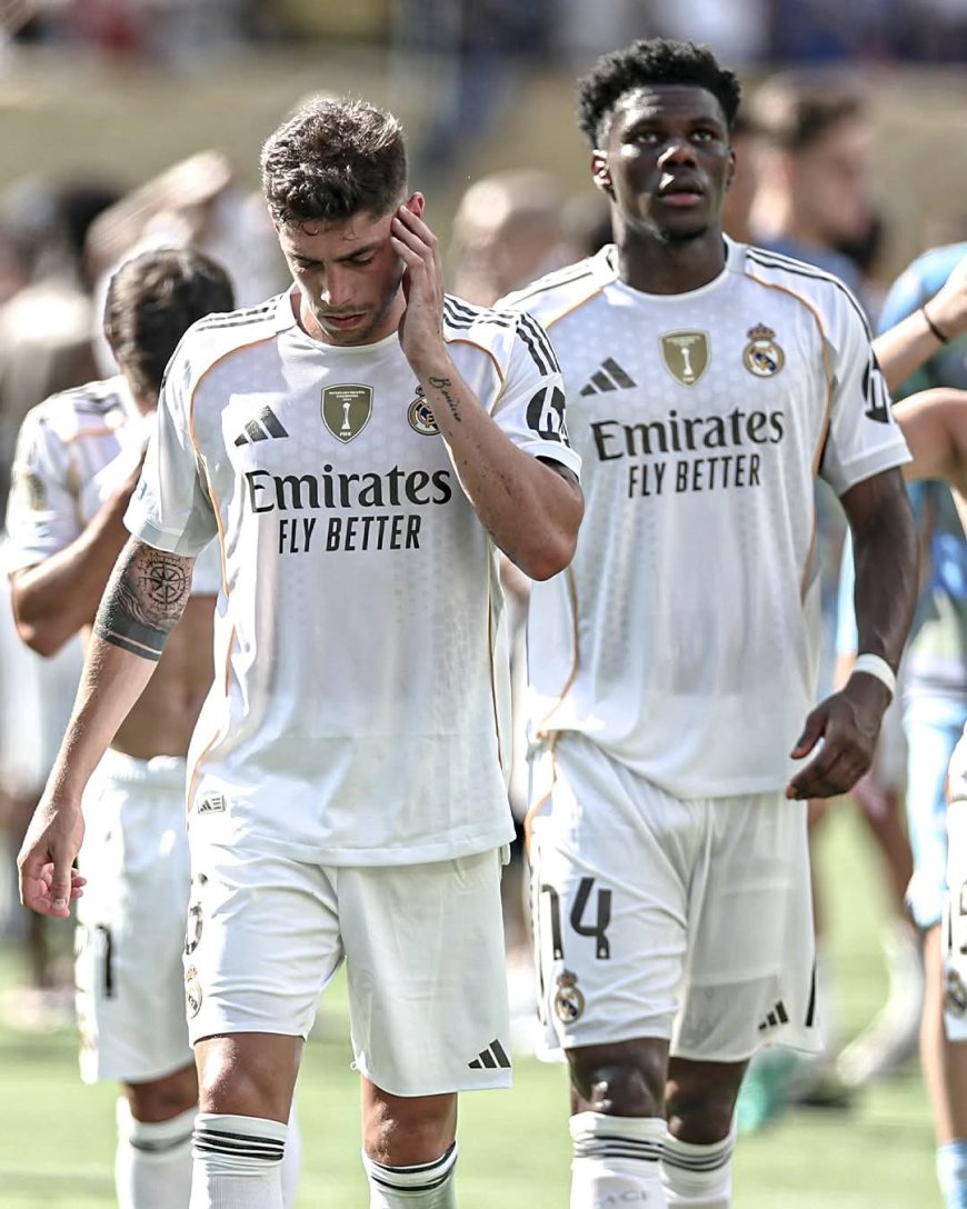 Real Madrid have confirmed a €1M combined fine for Federico Valverde and Aurélien Tchouamén