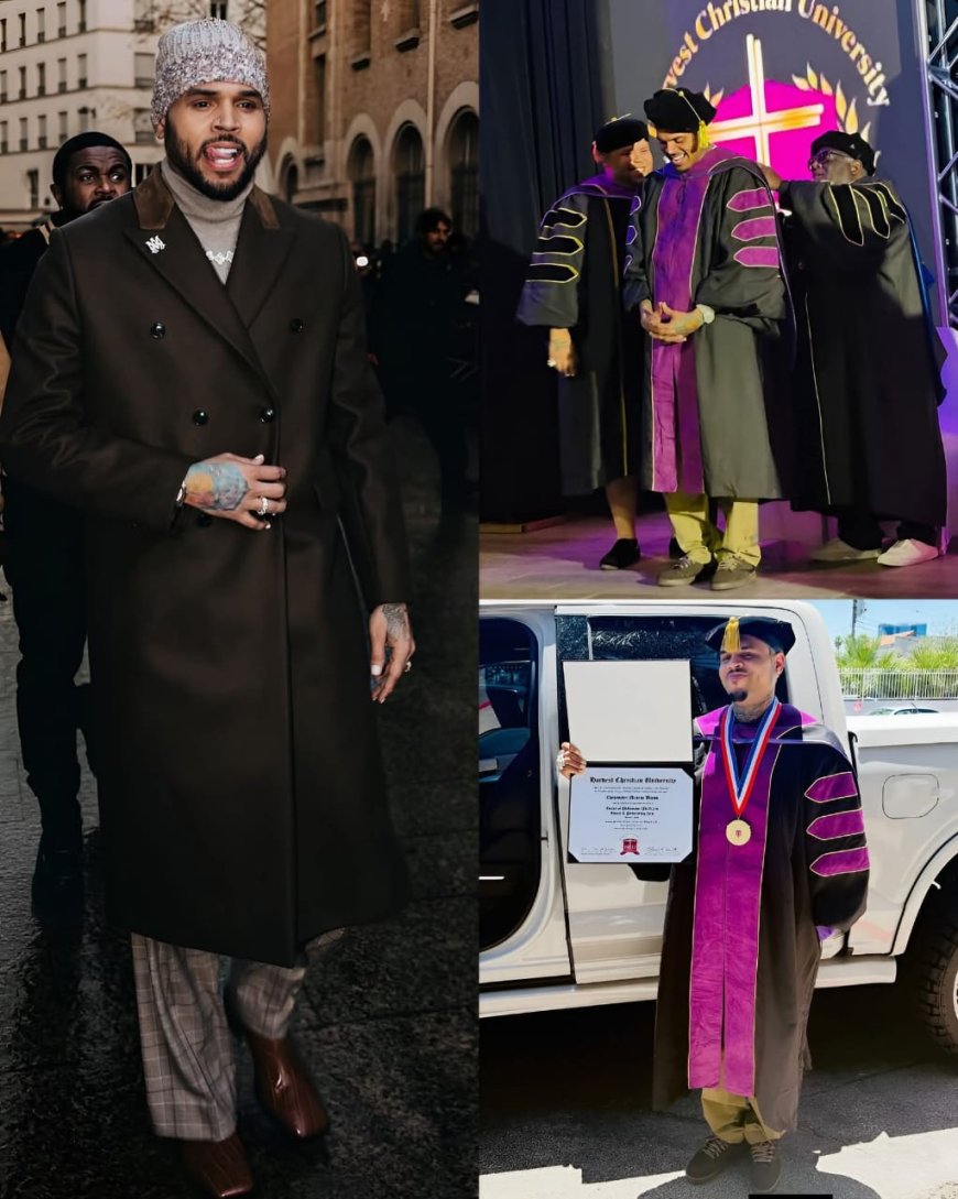 Big congratulations to Chris Brown as he officially bags a PhD in Visuals & Performing Arts