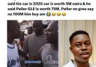 The moment Peller got into an argument with the person smartBM crashed his car & Peller said his car is 2025 car is worth 5M naira & he said Peller GLE is worth 75M, Peller no gree say na 100M him buy am