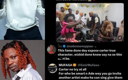 Internet users are dragging Carter Efe for chasing Youngi duu Out of his studio because he refused to freestyle for two of his tiktok guests