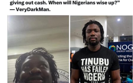 "We're going to Karu bridge today to preach the word, nobody should collect 10k or 5k from APC, is it that Nigerians don't have sense? If Nigeria happens to you, you won't see politicians in your house, but during elections, you'll see them at the market, eating corn, playing with you and dashing you 5k. When will you wise up?