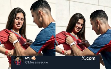 Fan says Messi will never touch a woman inappropriately like Ronaldo did with Celine Dep