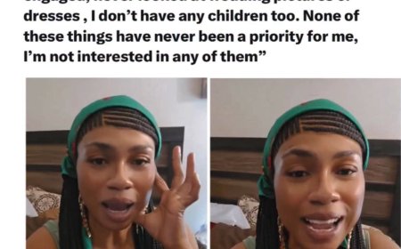 "I'm a 46 years old Nigerian Yoruba woman and I've never been married, l've never been engaged, never looked at wedding pictures or dresses, I don't have any children too. None of these things have never been a priority for me, I'm not interested in any of them