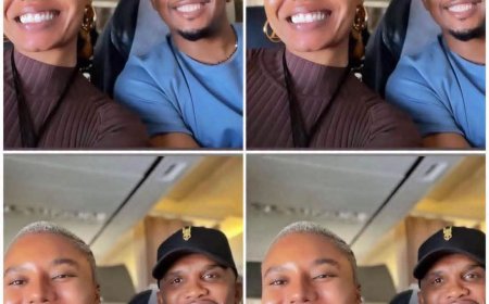 Nollywood actress Nancy Isime was thrilled after finding herself on the same flight as Cameroonian football legend Samuel Eto’o.