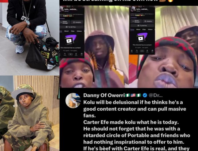Kolu just announced he has created his on Twitch Livestream account after crashing out again With Carter Efe