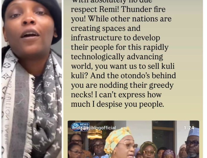 DJ Switch slams first lady, Remi Tinubu