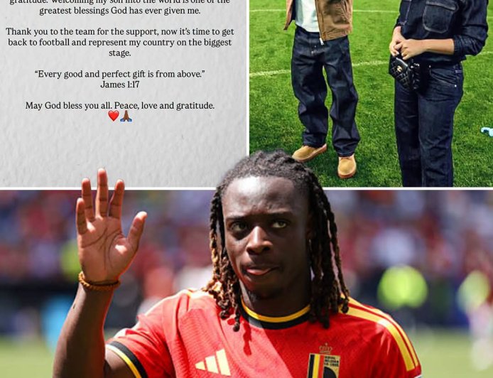 Jérémy Doku has shared a message of thanks after welcoming his son into the world and confirmed he'll be returning to the Belgium squad for the remainder of the World Cup