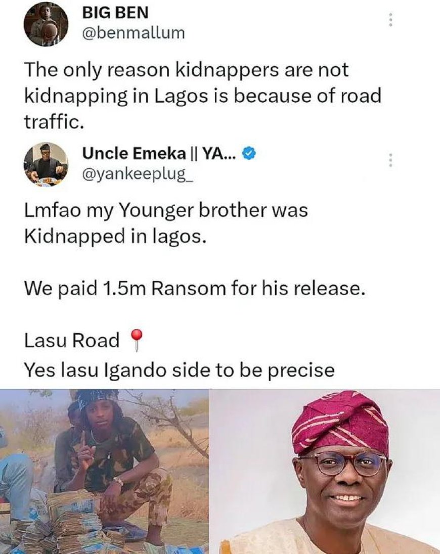Man narrates how his family paid millions of Naira to secure the release of his brother who was kidnapped in the heart of Nigeria's most protected city, Lagos