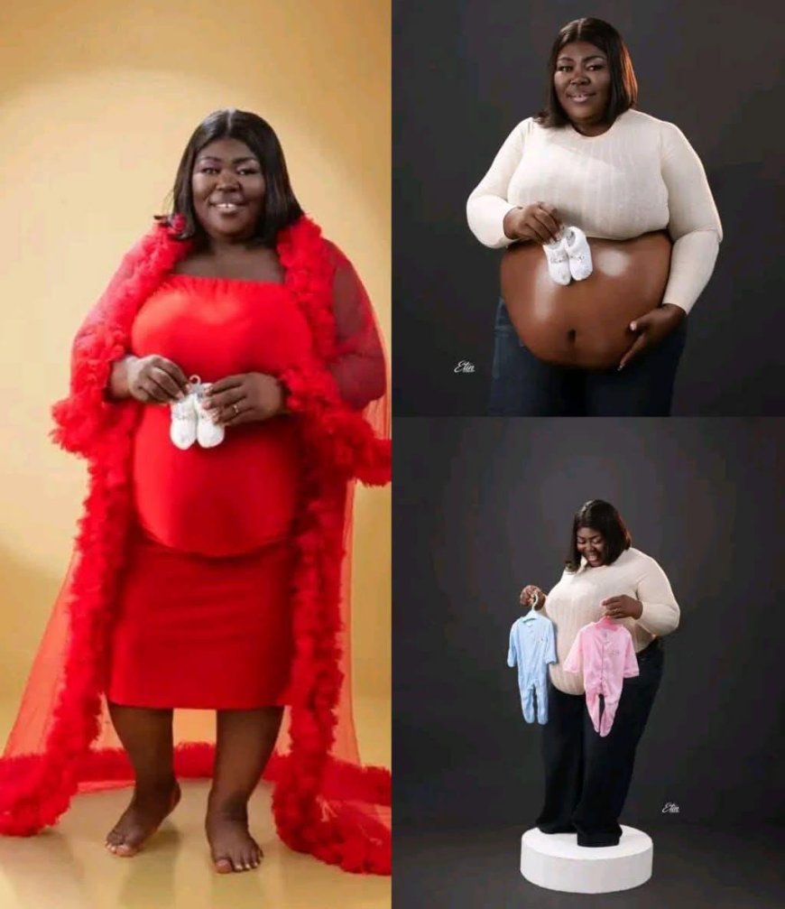 "After 26 years of been called barren After 26 years of waiting  After 26 years crying  The Lord has remember my sister ooooo The Lord has remembered our family and blessed us with pink jet