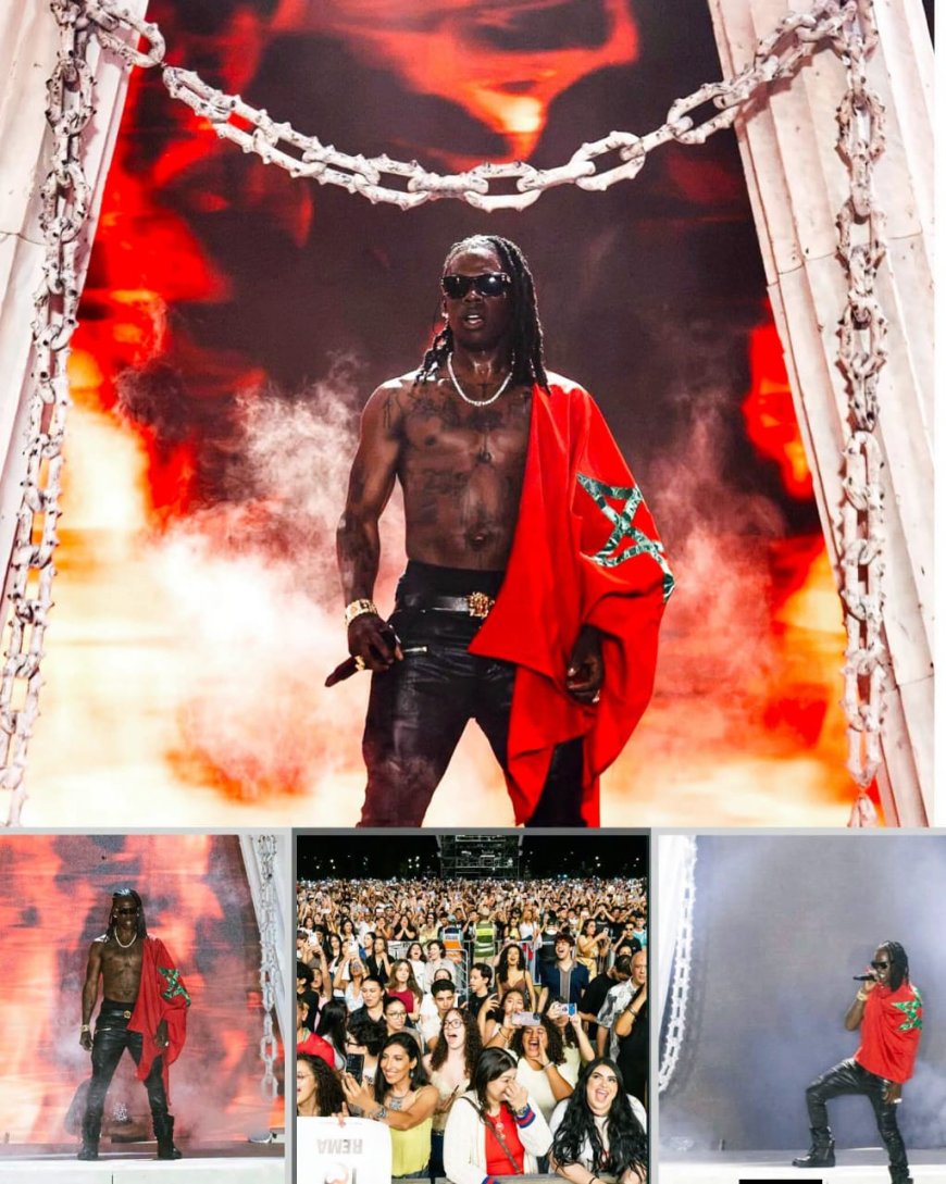 Rema???????? at the Mawazine Festival in Morocco????????