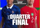 REVENGE IN THE AIR, as Morocco face France in the quarterfinals!   It was France that eliminated Morocco in the semifinals of the 2022 World Cup!   Do you see MOROCCO taking sweet revenge