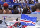 ???????? CAPE VERDEAN players are given heroes' welcome as they arrive home following their historic and emphatic World Cup performance