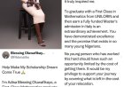 Bukola Saraki promises to support a first class student of Mathematics with her master's abroad
