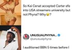 Phyna reacts to concerns about not being chosen for Kai Cenat's Streamer University like Carter Efe.