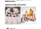 This lady is going viral for giving birth to 9 babies at once and breaking the world record