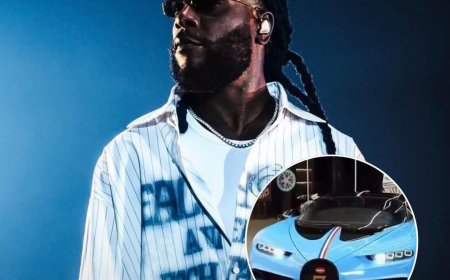 Burna Boy has reportedly taken delivery of a custom 1-of-1 Venuum Widebody Bugatti Chiron valued at over $5.8 million (approx.  ₦9 billion)