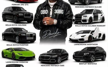 This is fleets of Davido  001 Car Collection